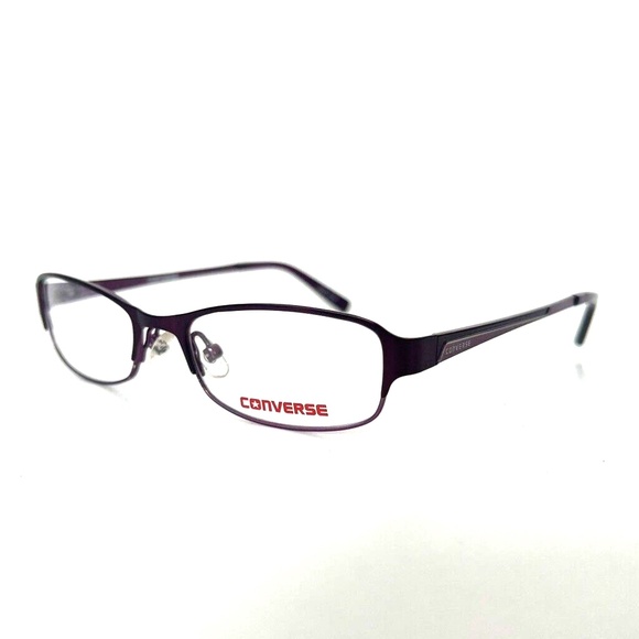 New CONVERSE Frames Matte Purple Metal Eyeglasses Kids Girls Explore 47 16 130